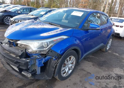 2019 Toyota C-Hr Le из США, поврежденный, VIN NMTKHMBX6KR097724